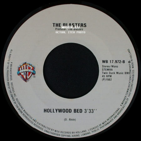 The Blasters - Hollywood Bed / Marie Marie 2'03'' side A