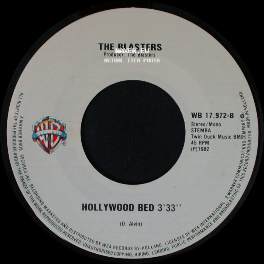 The Blasters - Hollywood Bed / Marie Marie 2'03'' side A