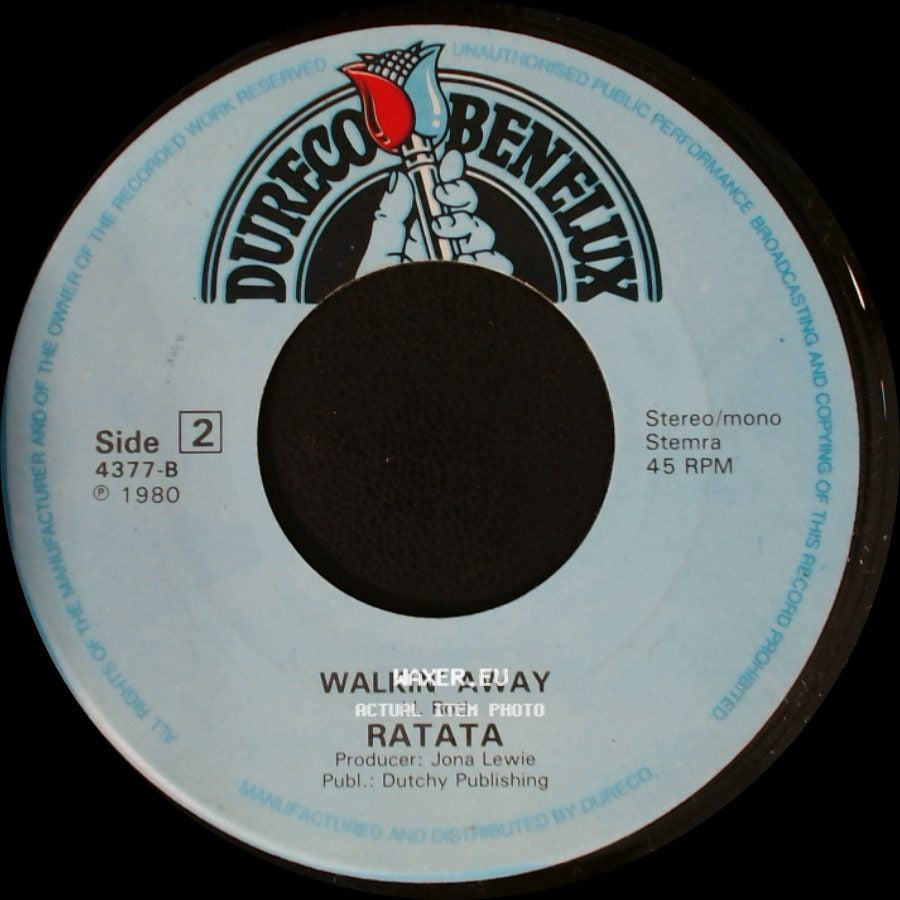 Ratata - Hide The Poison / Walkin' Away side B
