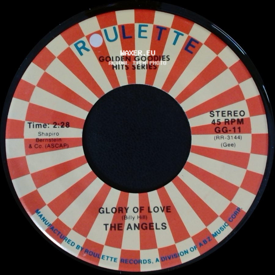 The Techniques / The Angels - Hey Little Girl / Glory Of Love side B