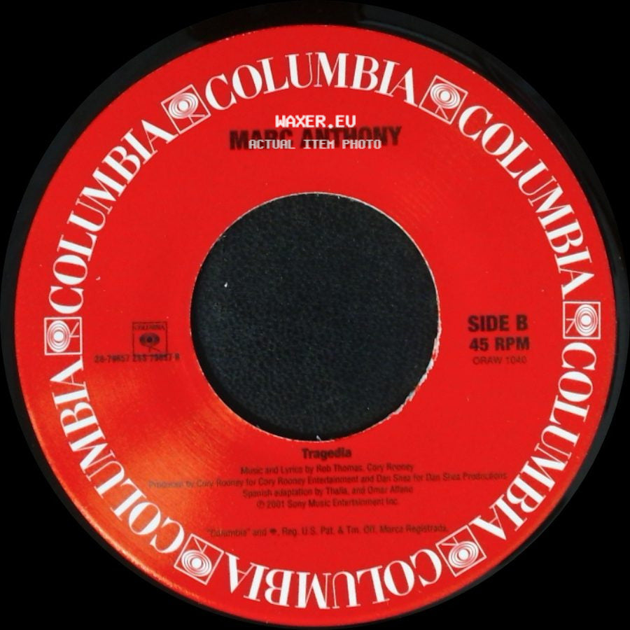 Marc Anthony - Tragedy / Tragedia side B