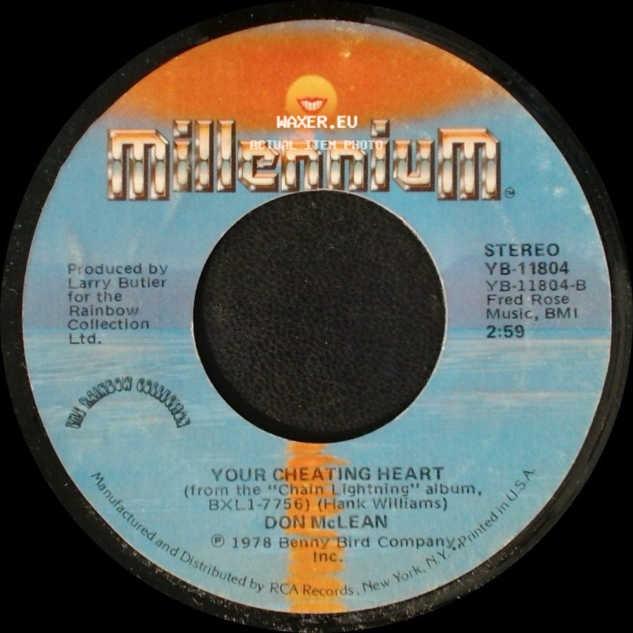 Don Mclean - Your Cheating Heart / Since I Don't Have You side A