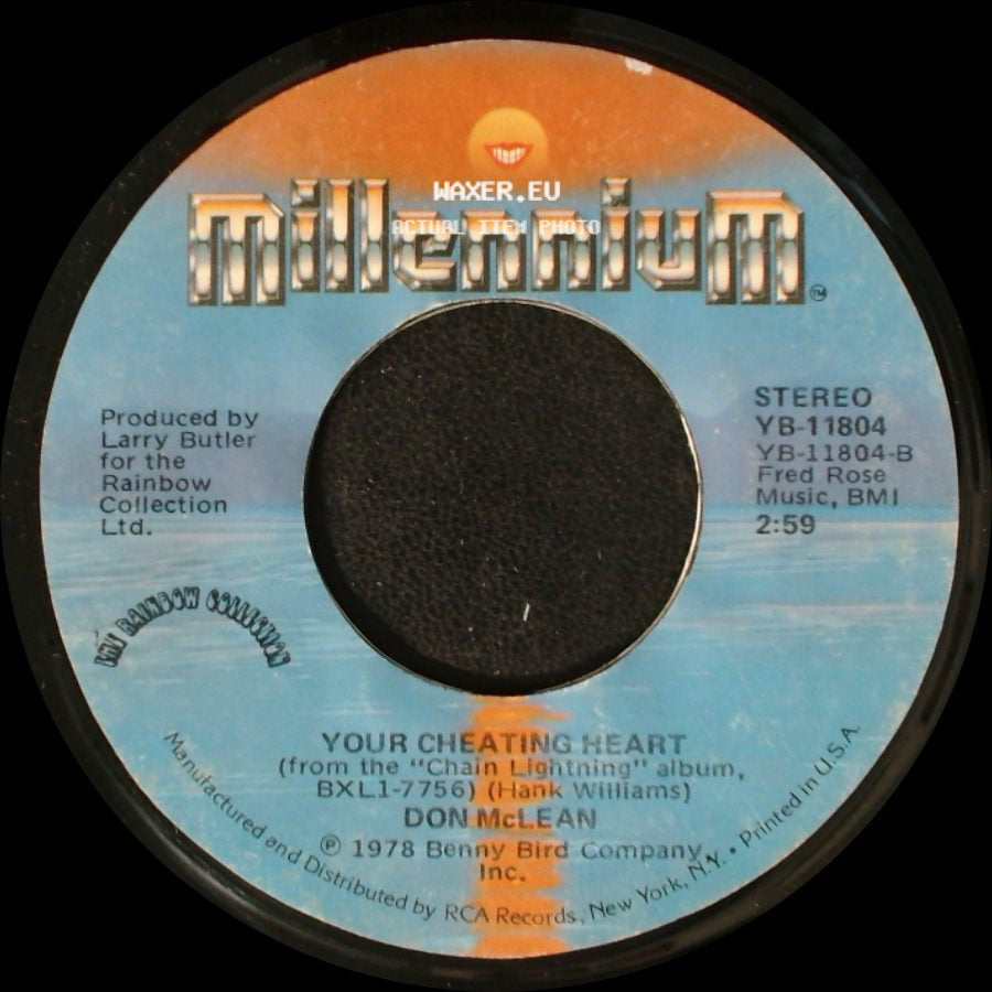 Don Mclean - Since I Don't Have You / Your Cheating Heart side B