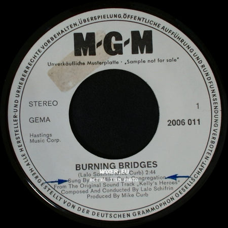 Unknown Artist - Burning Bridges / Kelly's Heroes side A