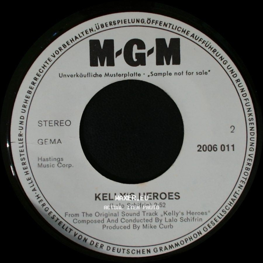 Unknown Artist - Burning Bridges / Kelly's Heroes side B