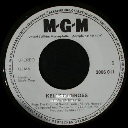 Unknown Artist - Burning Bridges / Kelly's Heroes side B