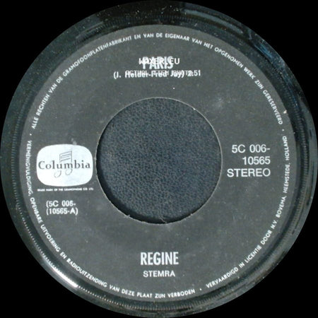 Regine - Paris / Liebe Für Liebe side A