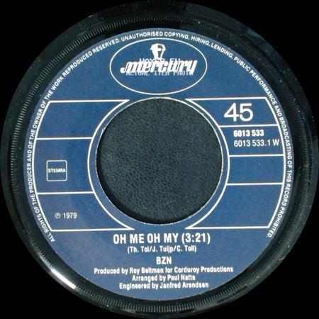 Bzn - Falling In Love / Oh Me Oh My (3:21) side B