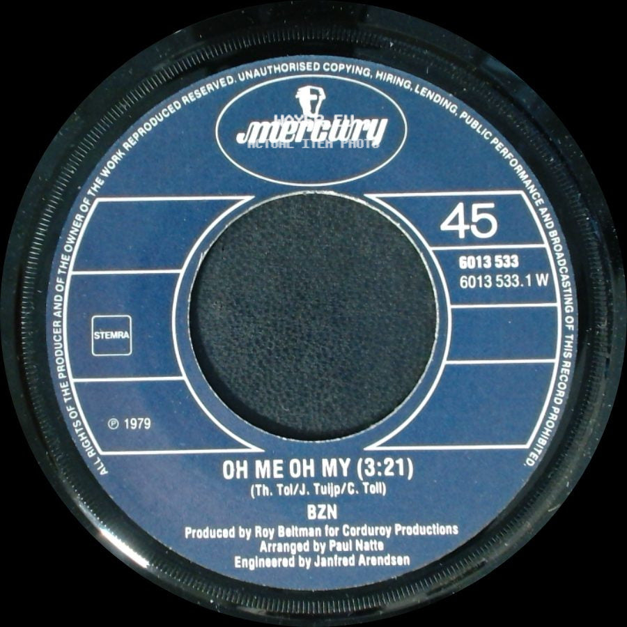 Bzn - Falling In Love / Oh Me Oh My (3:21) side B