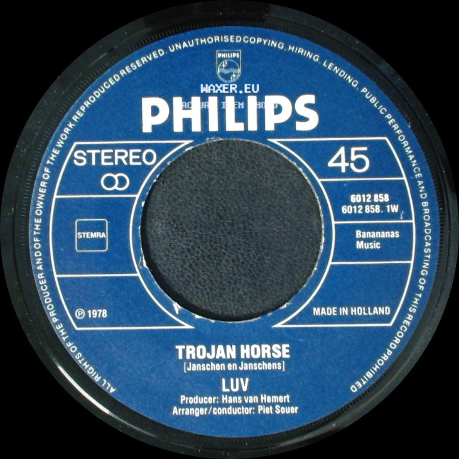 Luv - Life Is On My Side [2'38''] / Trojan Horse side B