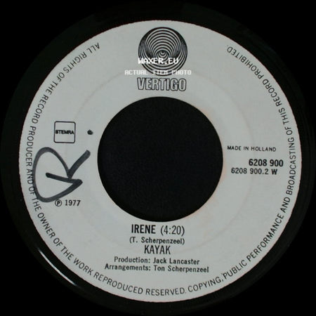Kayak - Irene (4:20) / Starlight Dancer side A