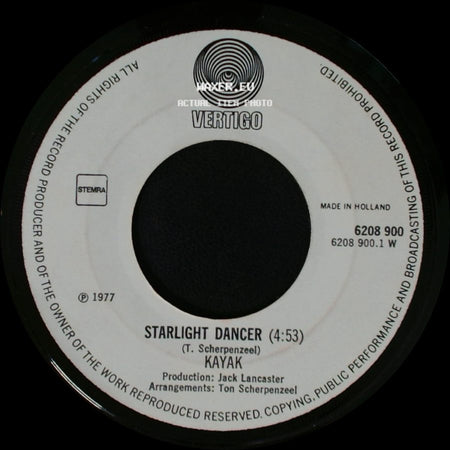 Kayak - Irene (4:20) / Starlight Dancer side B