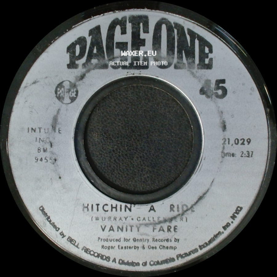 Vanity Fare - Hitchin' A Ride / Man Child side A