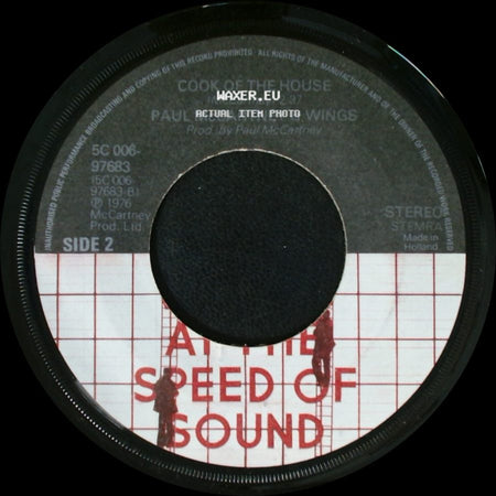 Paul Mccartney & Wings - Silly Love Song / Cook Of The House side B