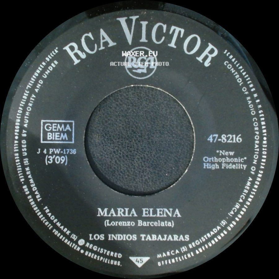 Los Indios Tabajaras - Maria Elena / Jungle Dream side A