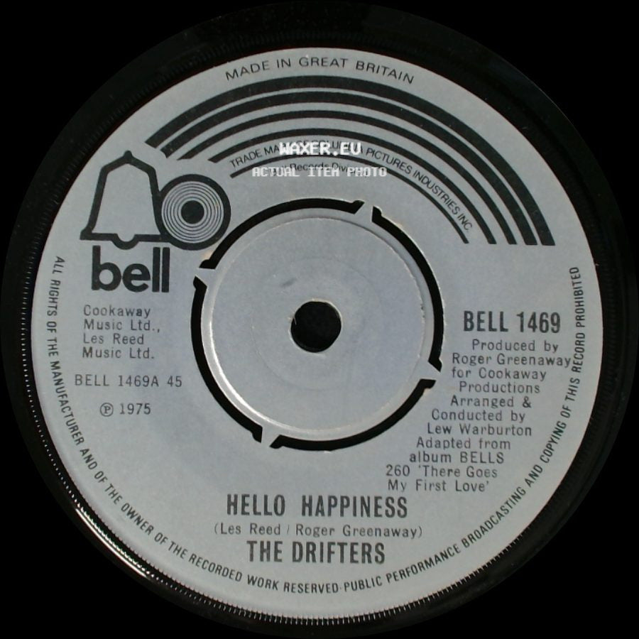 The Drifters - Hello Happiness / I Can't Get Away From You side A