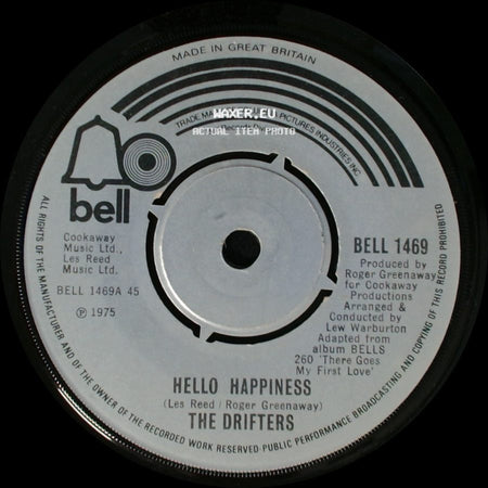 The Drifters - Hello Happiness / I Can't Get Away From You side A