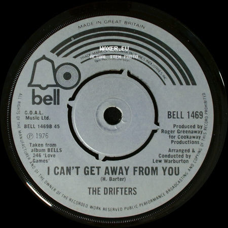 The Drifters - Hello Happiness / I Can't Get Away From You side B