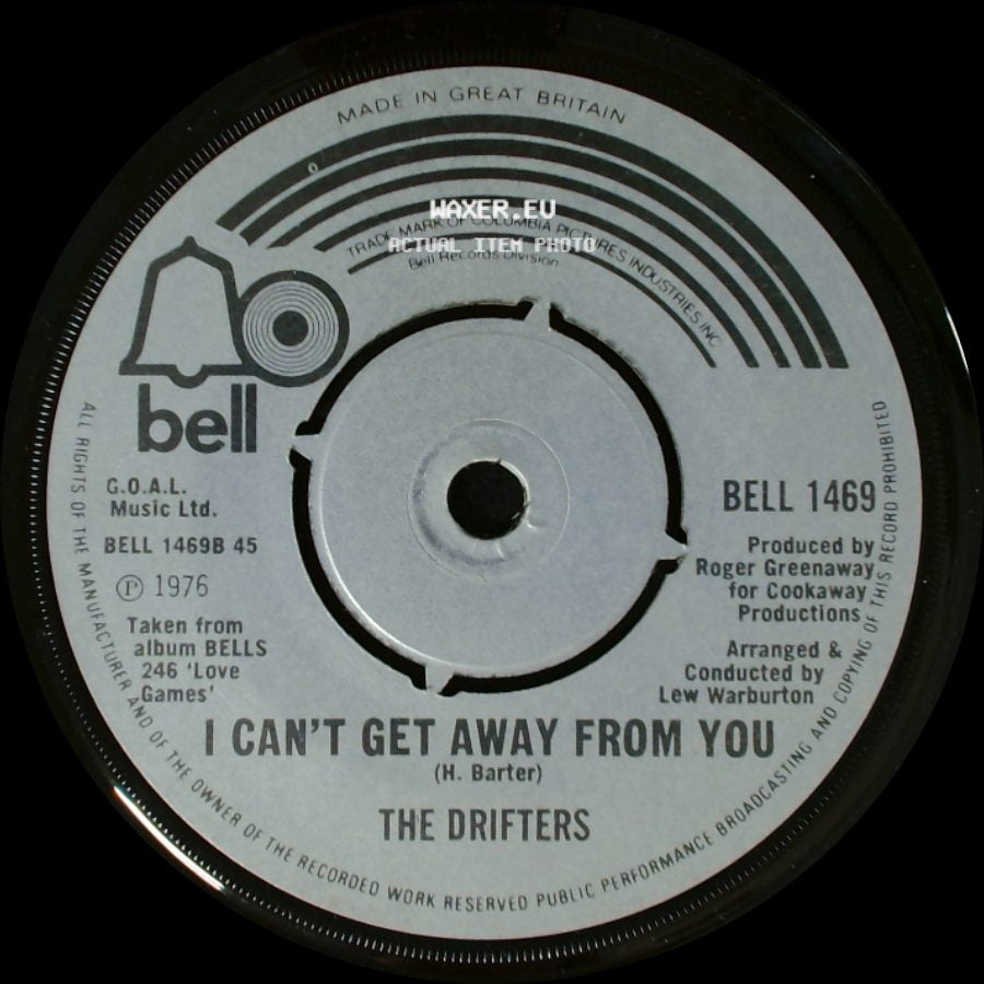 The Drifters - Hello Happiness / I Can't Get Away From You side B
