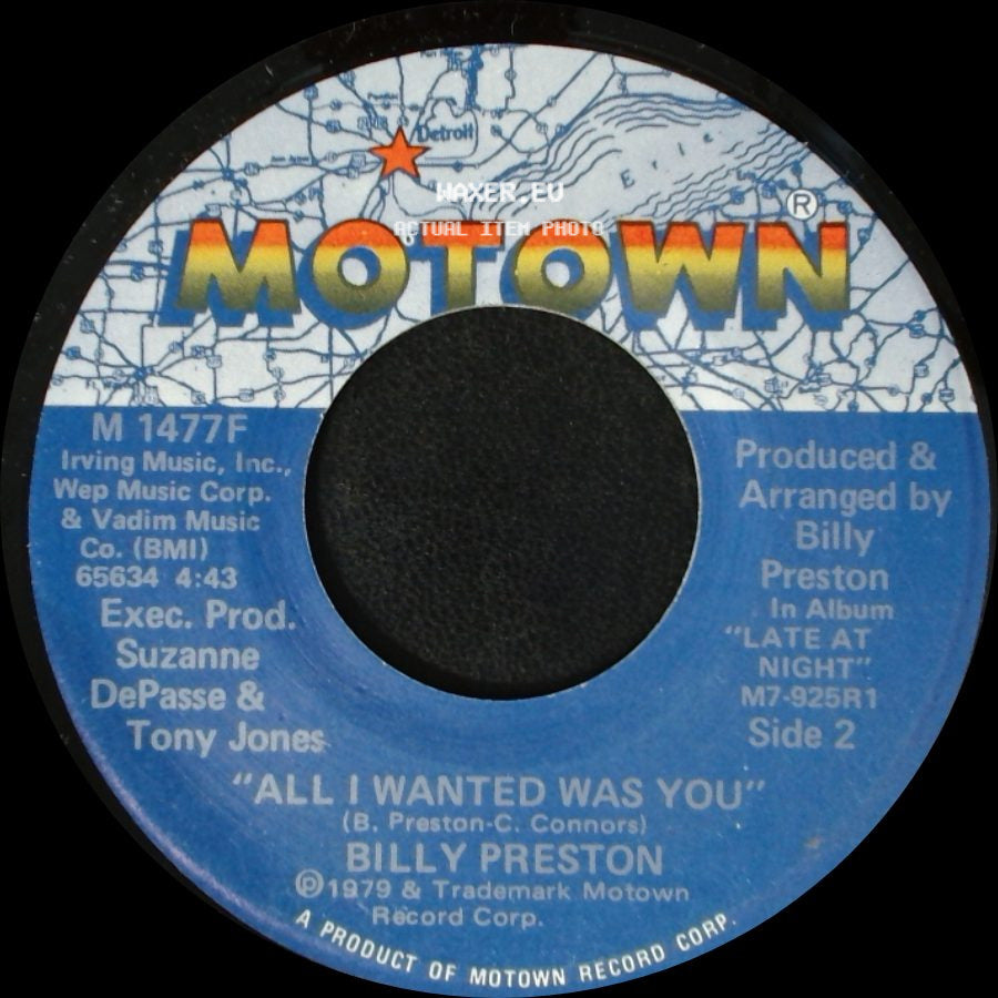 Billy Preston & Syreeta / Billy Preston - With You I'm Born Again / All I Wanted Was You side B