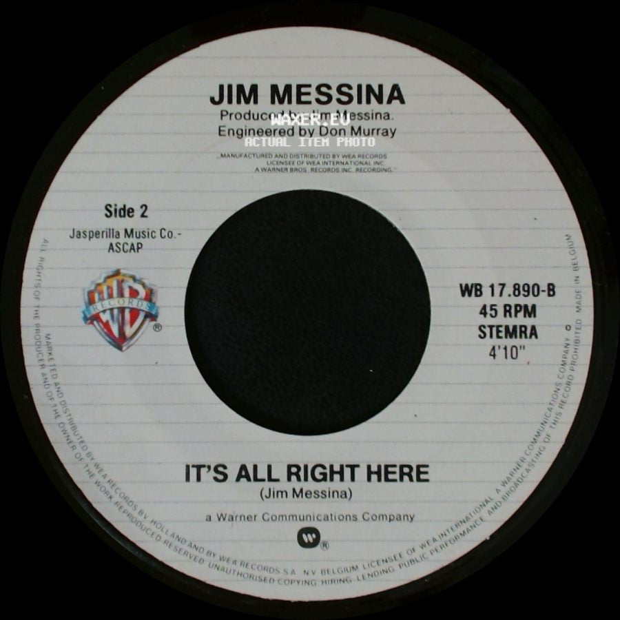 Jim Messina - Move Into Your Heart / It's All Right Here side B