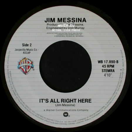 Jim Messina - Move Into Your Heart / It's All Right Here side B