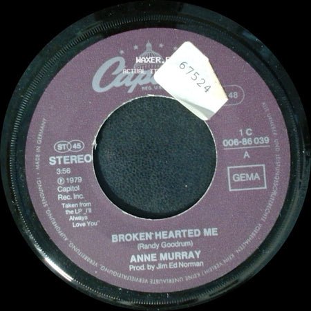 Anne Murray - Broken Hearted Me / Why Don't You Stick Around side A