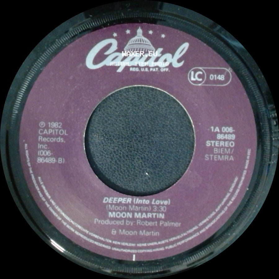 Moon Martin - Deeper (Into Love) / X-Ray Vision side A