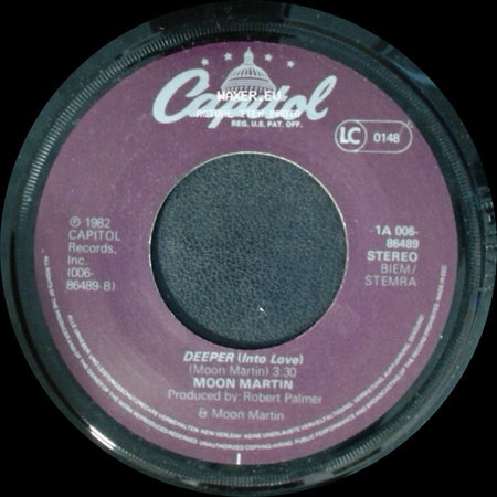 Moon Martin - Deeper (Into Love) / X-Ray Vision side A