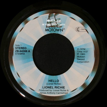 Lionel Richie - Hello / You Mean More To Me side A