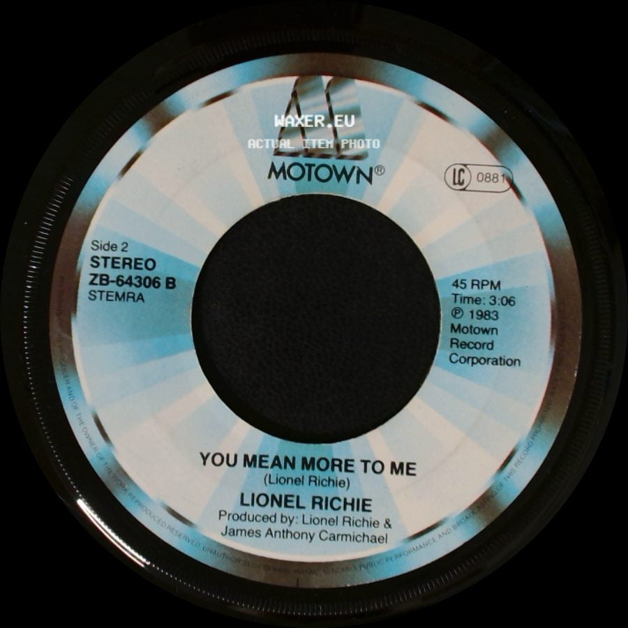 Lionel Richie - Hello / You Mean More To Me side B