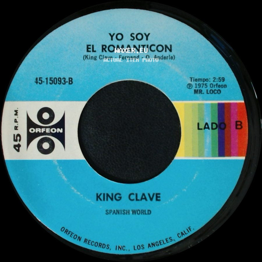 King Clave - Mi Corazon Lloro / Yo Soy El Romanticon side B