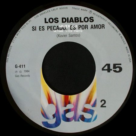 Los Diablos - Tus Mentiras / Si Es Pecado, Es Por Amor side B