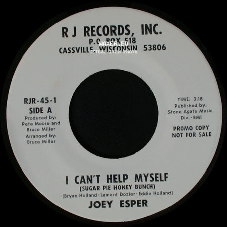 Joey Esper - I Can't Help Myself (Sugar Pie Honey Bunch) / Lovin' Eyes side A