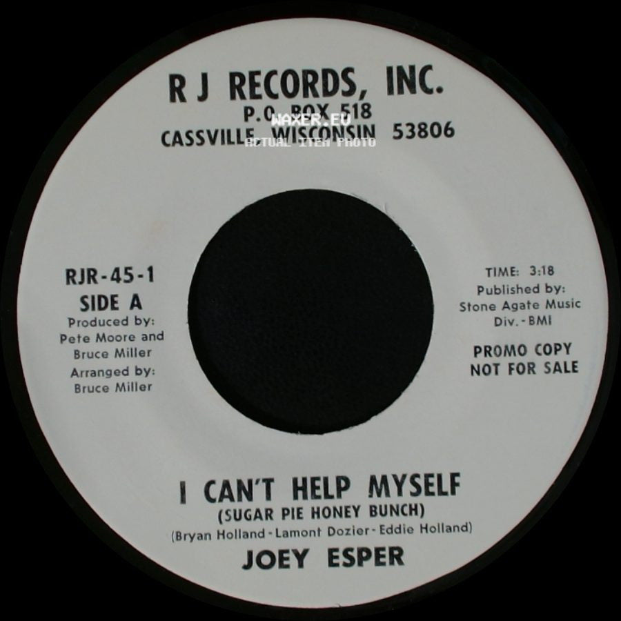 Joey Esper - I Can't Help Myself (Sugar Pie Honey Bunch) / Lovin' Eyes side A