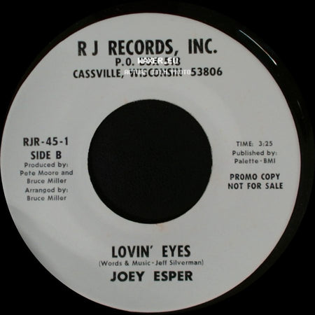 Joey Esper - I Can't Help Myself (Sugar Pie Honey Bunch) / Lovin' Eyes side B
