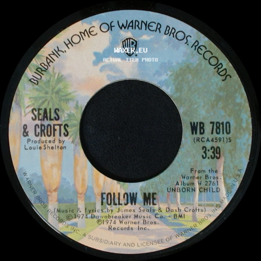 Seals & Crofts - King Of Nothing / Follow Me side B