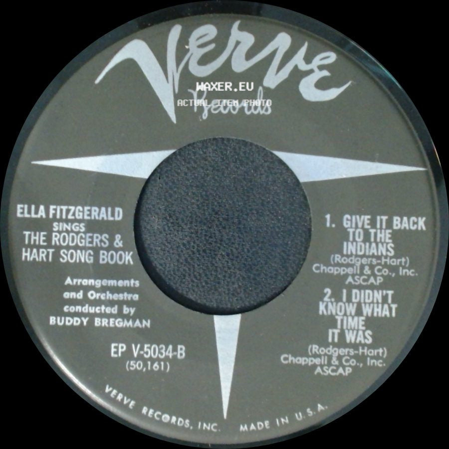 Ella Fitzgerald - The Rodgers & Hart Song Book / The Rodgers & Hart Song Book side A