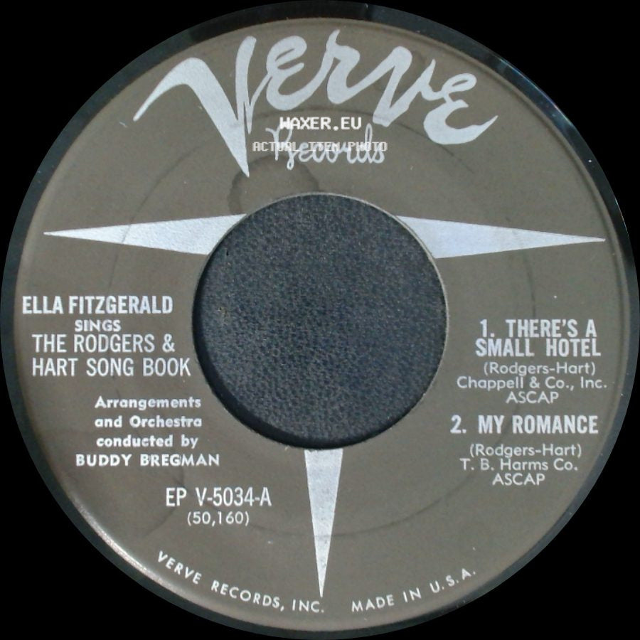 Ella Fitzgerald - The Rodgers & Hart Song Book / The Rodgers & Hart Song Book side B