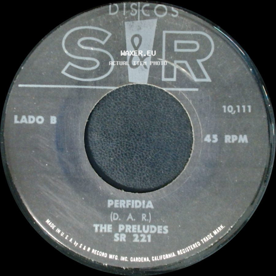 The Preludes - Borracheria / Perfidia side B