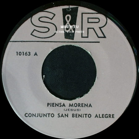 Conjunto San Benito Alegre - Piensa Morena / Que Mi Negra side A