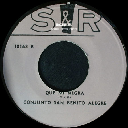Conjunto San Benito Alegre - Piensa Morena / Que Mi Negra side B