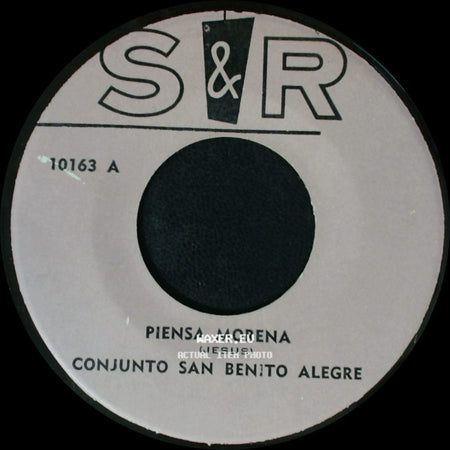 Conjunto San Benito Alegre - Que Mi Negra / Piensa Morena side B