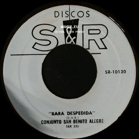 Conjunto San Benito Alegre - Rara Despedida / Es Amor side A