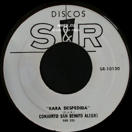 Conjunto San Benito Alegre - Rara Despedida / Es Amor side A
