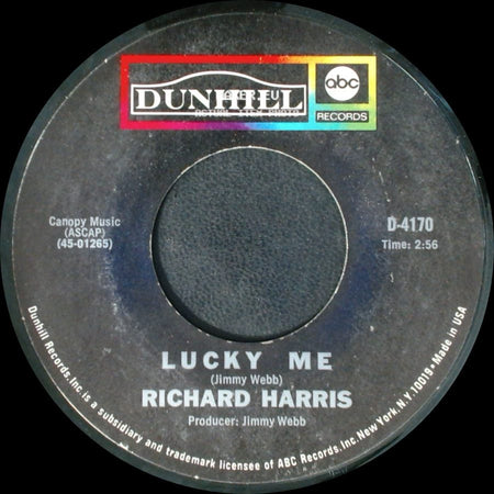 Richard Harris - The Yard Went On Forever / Lucky Me side B