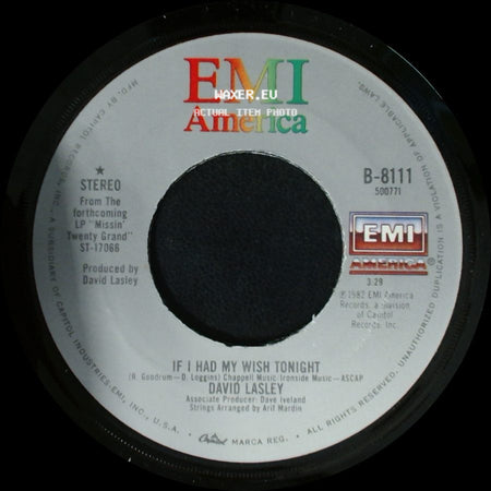 David Lasley - If I Had My Wish Tonight / There's Got To Be Somebody (Back On The Street Again) side A