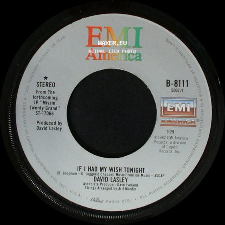 David Lasley - If I Had My Wish Tonight / There's Got To Be Somebody (Back On The Street Again) side A