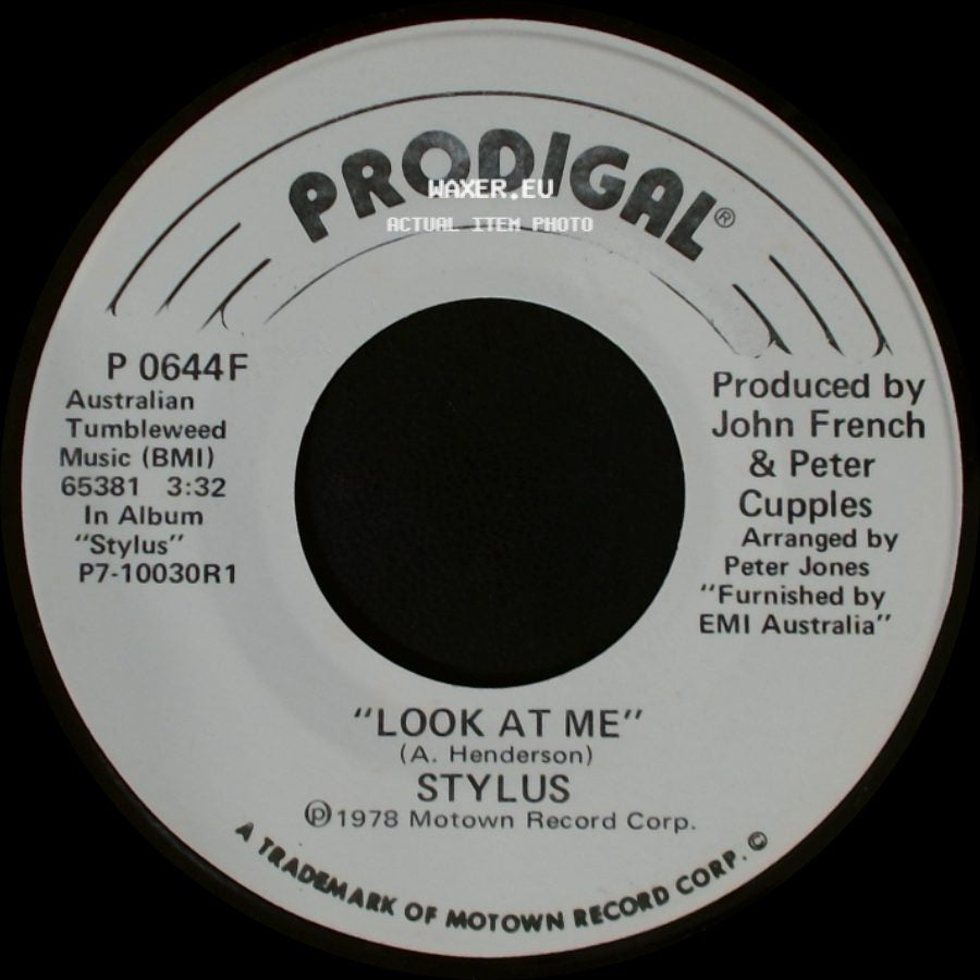 Stylus - Look At Me / Look At Me side B