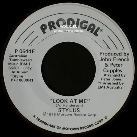Stylus - Look At Me / Look At Me side B